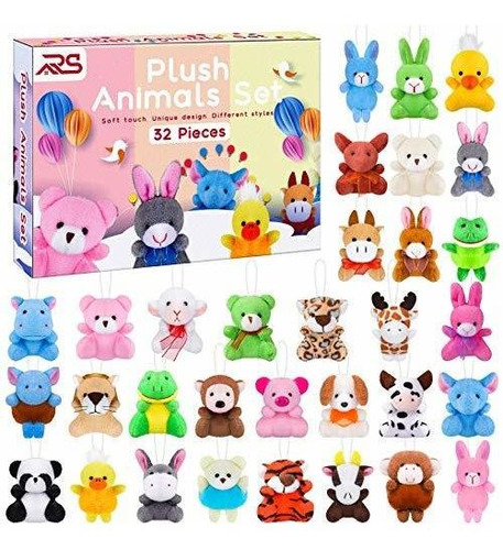 Ruisita 32 Pack Mini Juego De Juguetes Animales De L64sb