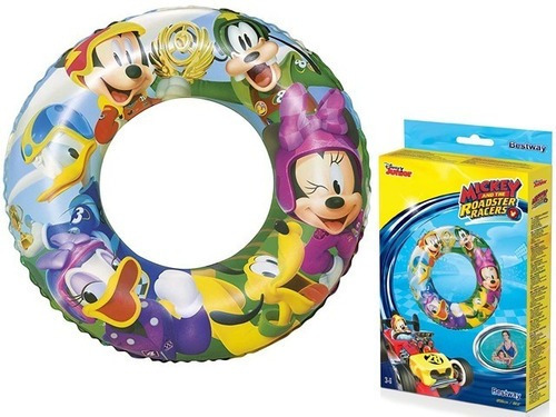 Flotador Inflable Aro De Mickey Disney Junior 56 Cm