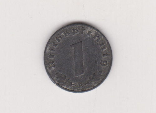 Moneda Alemania Año 1943 B 1 Reichspfenig Excelente (Usado)