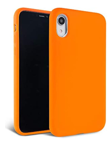 Funda De Silicona Naranja Neón Para iPhone XR - Felony Case 