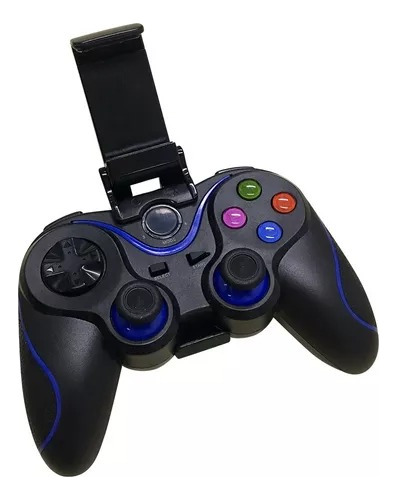 Gamepad Bluetooth Compatible Android Pc Tv Joystick Azul
