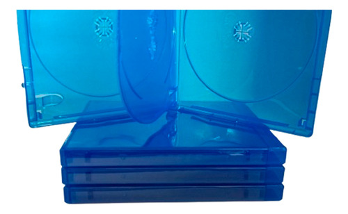 30 Estuches Para 4 Discos Blu Ray 14 Mm Lomo