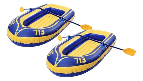 X2 Bote Inflable Botes Inflables Remos + Inflador Parches