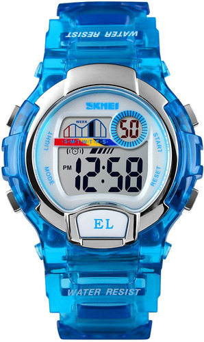 Reloj Niño Dama Skmei Digital Azul Disponible