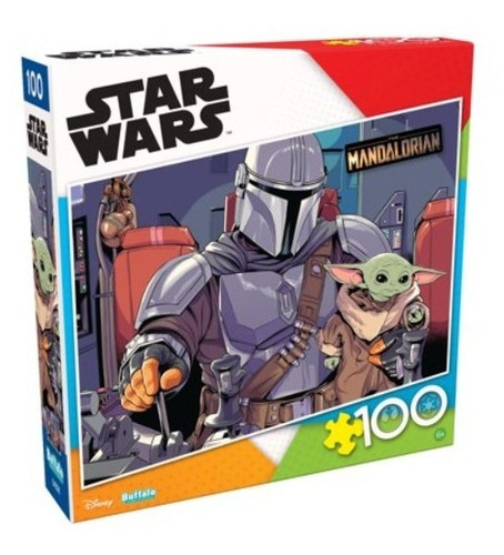 Rompecabezas De 100 Piezas The Mandalorian And The Child