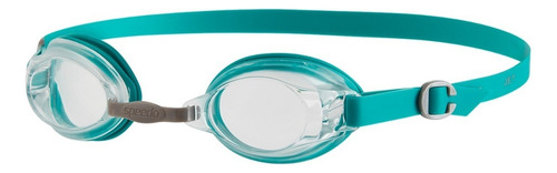 Antiparras Speedo® Jet Adulto Natación Entrenamiento Antifog Color Verde/Transparente (408)