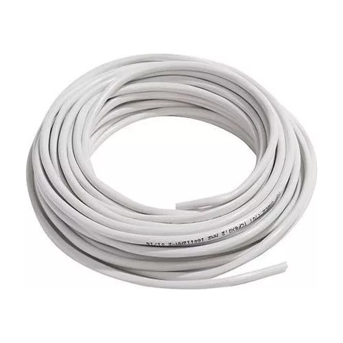 Cable Goma 2x1mm Blanco O Negro Ute (rollo 10mts)