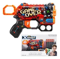 Comprar Lançador De Dardos X Shot Game Over Skins 8 Dardos Candide