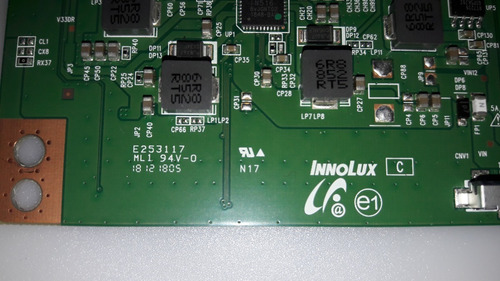 Tarjeta T-con Hitachi 50r81 E253117 Ml1 94v-0 (Usado)