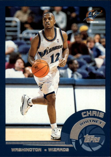 2002-03 Topps #148 Chris Whitney Washington Wizards