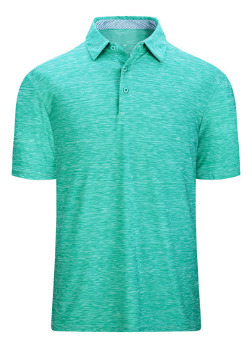 Damipow Camisa Golf Alta Calidad Para Hombre Manga Corta Que