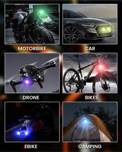 Luces Estroboscópicas Led Inalámbricas Inalámbricas De Ride