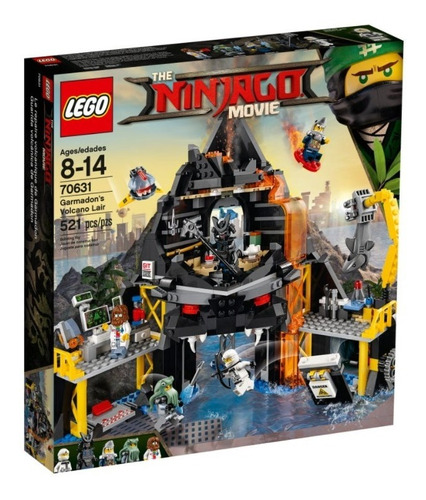 Lego Ninjado Movie Guarida Volcanica Garmadon 70631 - 521 Pz