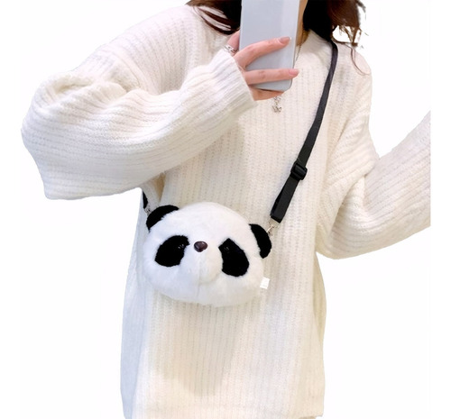 Mujer Panda De Peluche Pequeña Bandolera Niña Bolsos