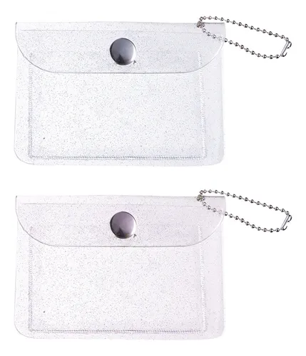 Tarjetero transparente new arrivals