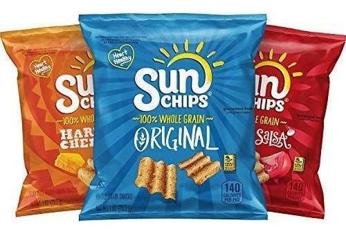 Paquete De Variedades De Chips Multigrano Sunchips, 40