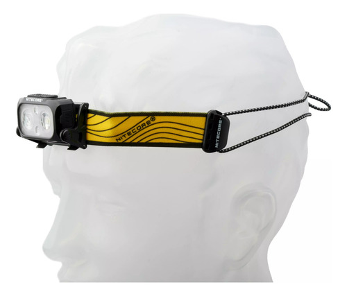 Linterna Frontal Nitecore Nu25 400 Lumens Recargable Linterna Negro Luz Blanco