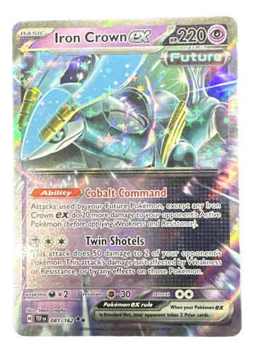 Iron Crown Ex 081/162 Pokemon Tcg Double Rare Temporal Forc