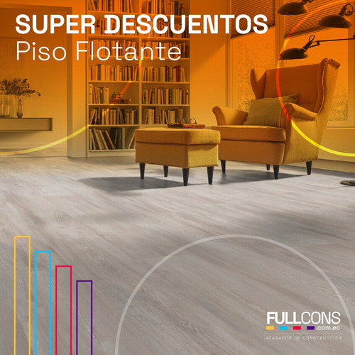 Imagen 7 de 10 de Piso Flotante Amaderado Ac3 Ac4 Importadores Directos Precio