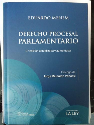 Derecho Procesal Parlamentario Eduardo Menem