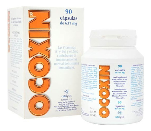 Ocoxin Suplemento Alimenticio 90 Capsulas Catalysis Sabor Natural