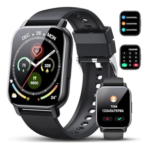 Smart Watch With Bluetooth Call, 1.85&quot; Smart