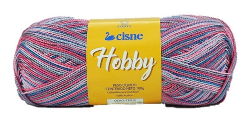Imagen 2 de 3 de Lana Cisne Hobby Sedificado Multicolor Acrílico Ov X 100gr