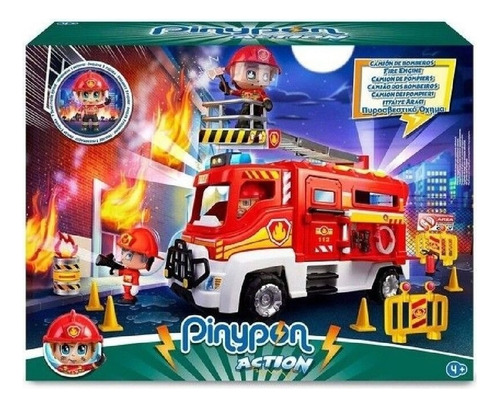 Pinypon Action Camion De Bomberos C/figura Cod 16237