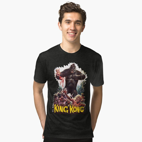 Polera King Kong Ann Godzilla Gorila H
