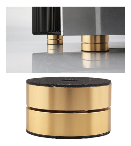 Pies De Amplificador De Audio Para Altavoz De Audio Dorado