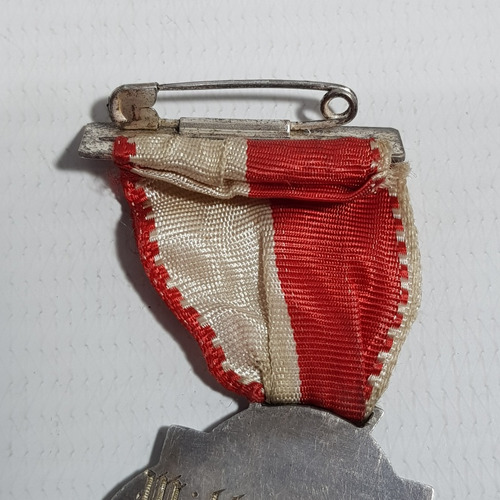 Antigua Medalla 1° Guerra Veterano 1908 1933 Plata Mag 61331 (Usado)