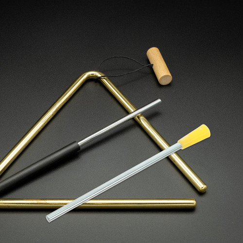 Juego De Instrumentos Musicales Triangulares De Percusión Ma