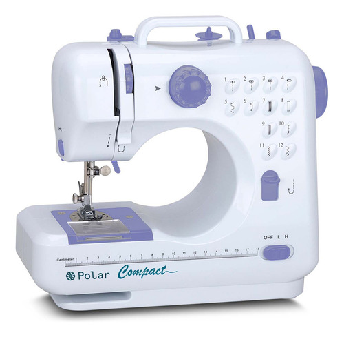 Máquina De Costura Portátil Polar Compact 127/220V