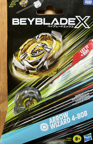 Beyblade X Arrow Wizard 4-80b Resistencia Trompo Bey Blade