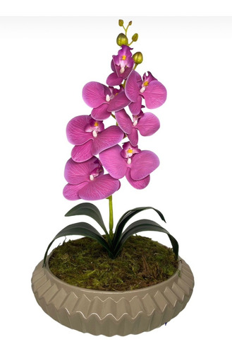 Arranjo De Orquídeas Em Silicone Toque Real | Parcelamento sem juros
