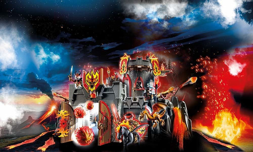 Playmobil Flamerock Fortness 70221 Playmobil Caballeros Nove