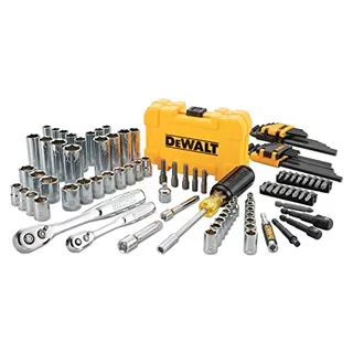 Juego Herramientas Dewalt, 1/4 Y 3/8 Dwmt73801 108pza