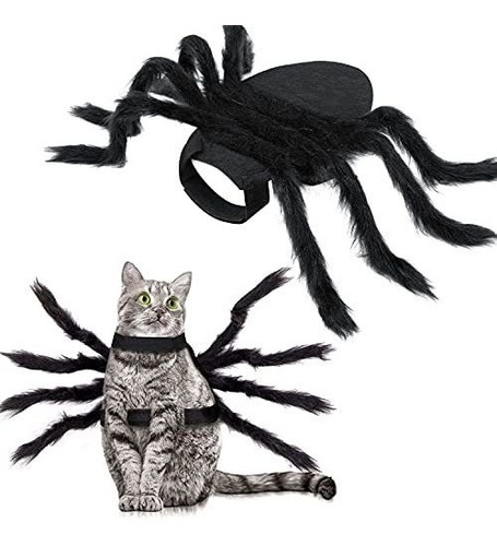 Disfraz De Araña De Halloween Para Perro Gato, Disfraz De M