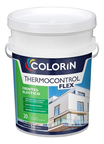 Pintura Látex Thermocontrol Flex Colorín Colores X20 Litros.