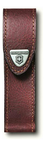 Victorinox Funda De Piel Pardo Para Swiss Tool, 37 Mm, Café