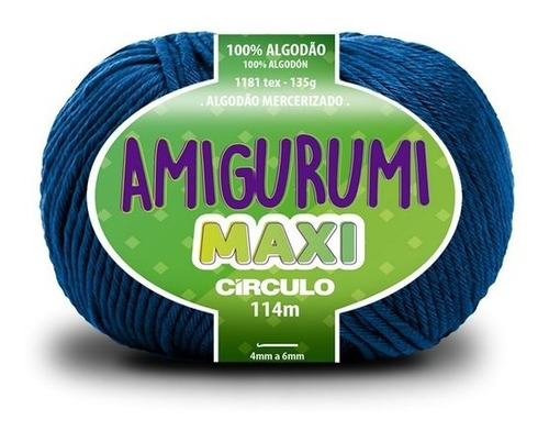 Linha Amigurumi Maxi 114m Circulo Cor 2770-AZUL CLASSICO-55883