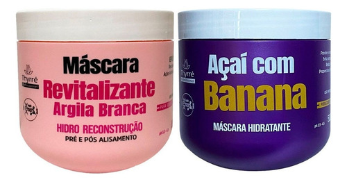 Recontrução Thyrre Cosméticos Açai E Banana + Revitalizante