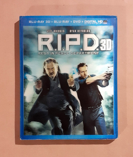 R.i.p.d. Policía Del Más Allá Blu-ray 3d + 2d + Dvd Original