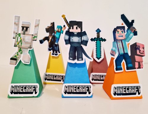 Kit Festa Lembrancinha Minecraft 73 Itens