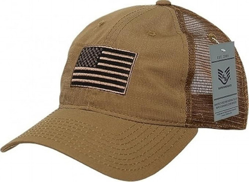 Cami?n Ripstop Trucker Gorra, Bandera De Estados Unidos