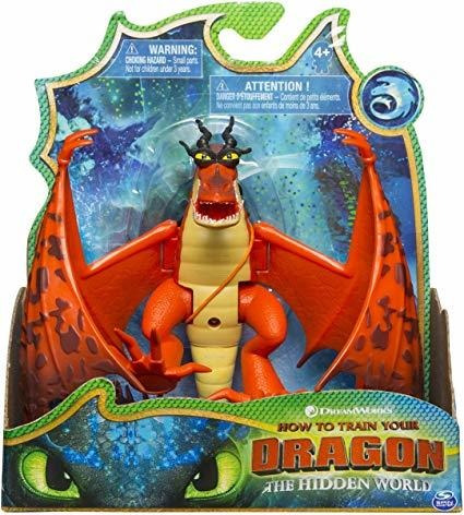 Dreamworks Dragones, Hookfang Dragón Figura Con Partes Móvil