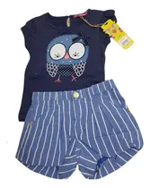 Comprar Hermosos Conjuntos Verano Para Niñas. Short Y Blusa