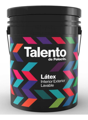 Látex Polacrin Talento Interior Exterior 10 Litros