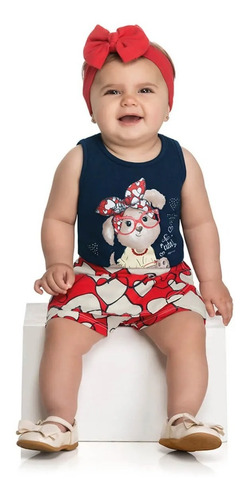 Imagem 4 de 6 de 5 Conjuntos Bebê Menina Tamanho M