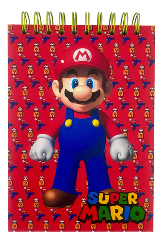Croquera Dibujo Super Mario Bros